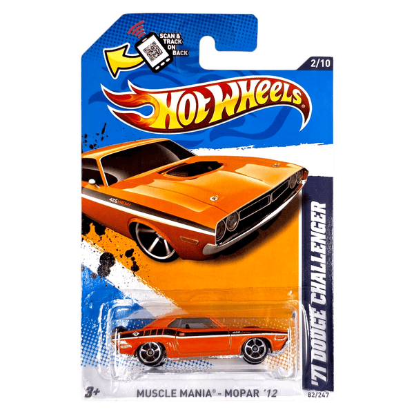 Hot Wheels - '71 Dodge Challenger - 2012 - Top CollectiblesDiecastHot Wheels