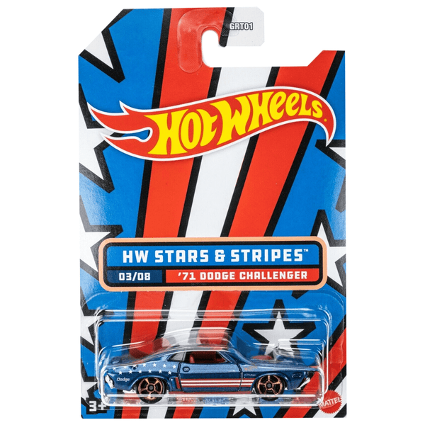 Hot Wheels - '71 Dodge Challenger - 2022 Stars & Stripes Series - Top CollectiblesDiecastHot Wheels