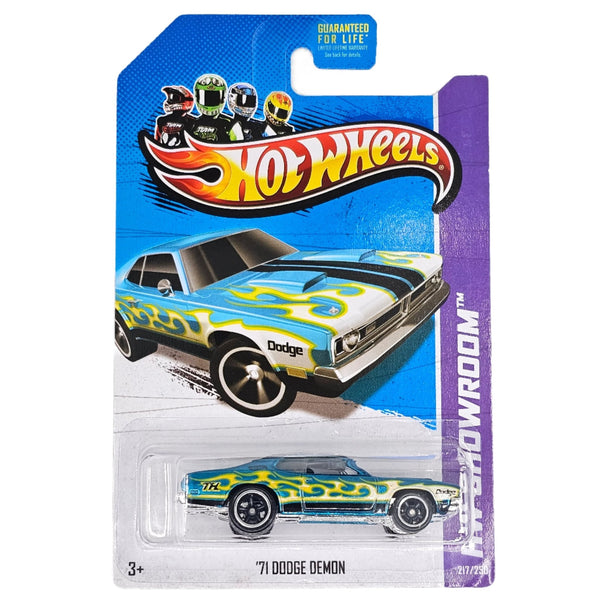 Hot Wheels - '71 Dodge Demon - 2013 *Super Treasure Hunt* - Top CollectiblesDiecastHot Wheels