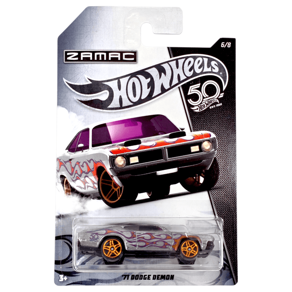 Hot Wheels - '71 Dodge Demon - 2018 50th Zamac Series - Top CollectiblesDiecastHot Wheels