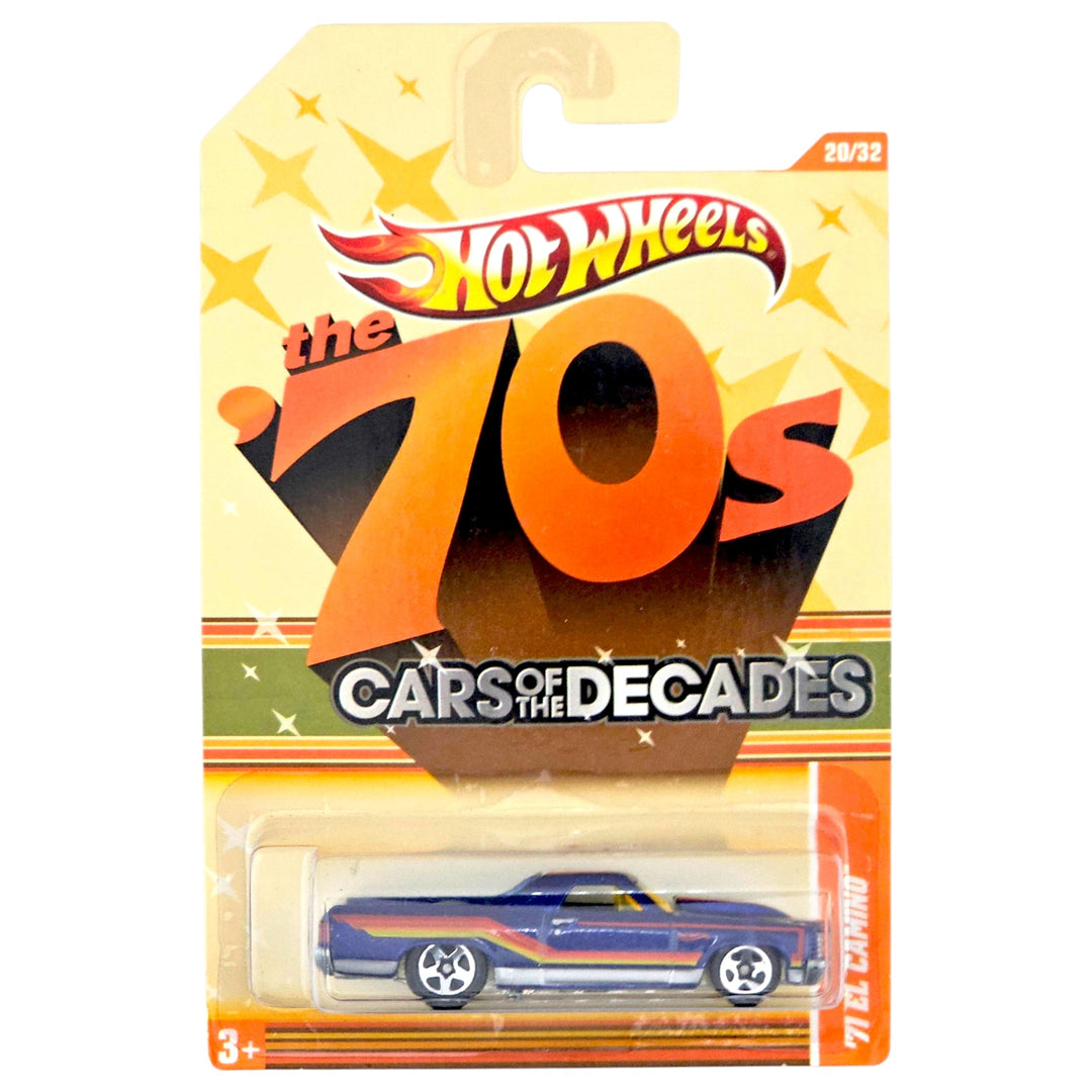 Hot Wheels - '71 El Camino - 2011 Cars of the Decades - Top CollectiblesDiecastHot Wheels