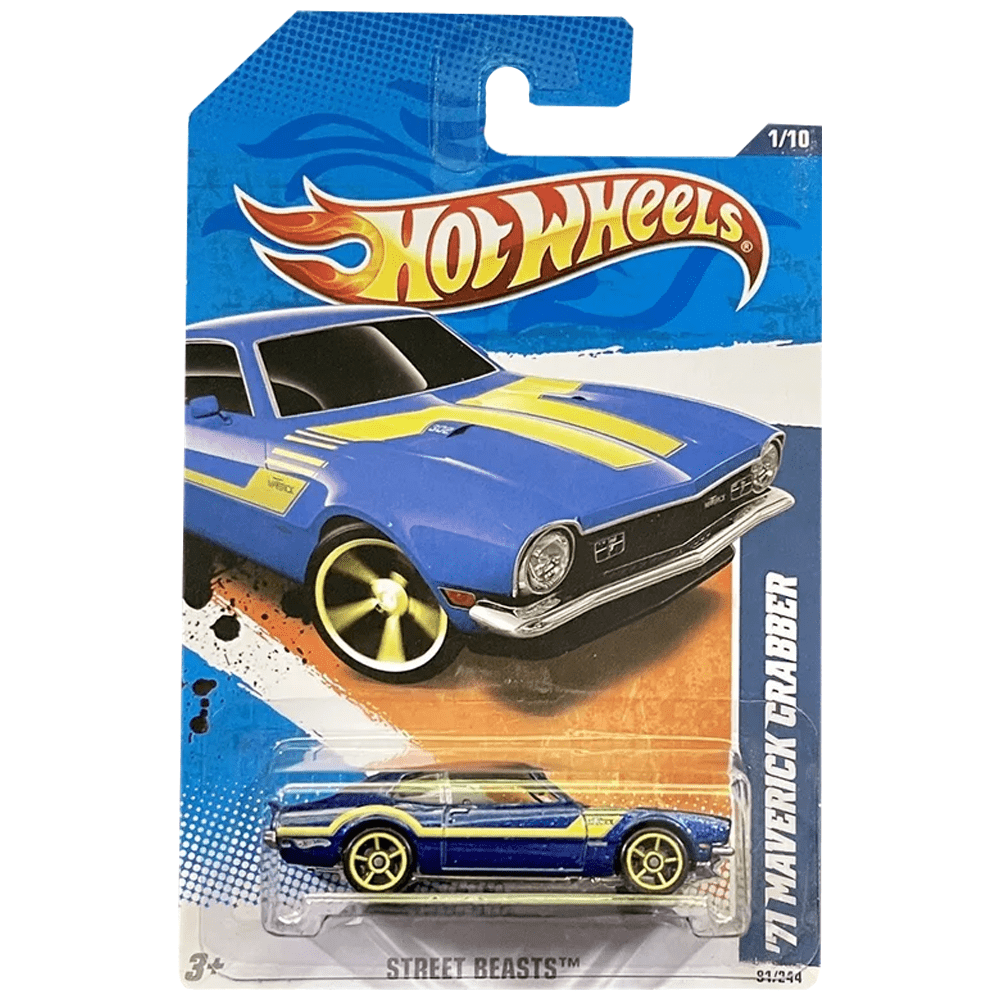 Hot Wheels - '71 Maverick Grabber - 2011 - Top CollectiblesDiecastHot Wheels