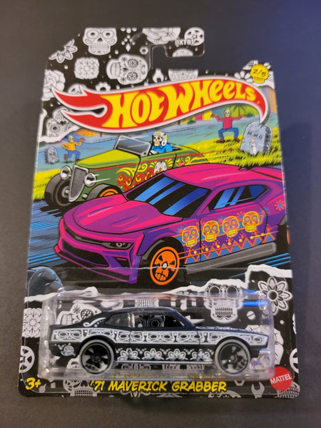 Hot Wheels - '71 Maverick Grabber - 2021 Dia De Los Muertos Series - Top CollectiblesDiecastHot Wheels