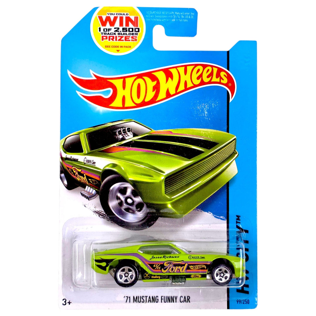 Hot Wheels - '71 Mustang Funny Car - 2014 - Top CollectiblesDiecastHot Wheels