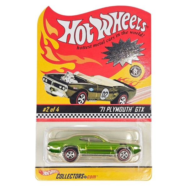 Hot Wheels - '71 Plymouth GTX - 2004 Neo - Classics Series *Red Line Club Exclusive* - Top CollectiblesDiecastHot Wheels