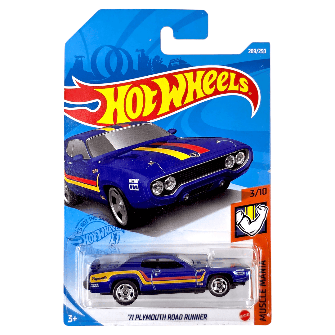 Hot Wheels - '71 Plymouth Road Runner - 2021 - Top CollectiblesDiecastHot Wheels