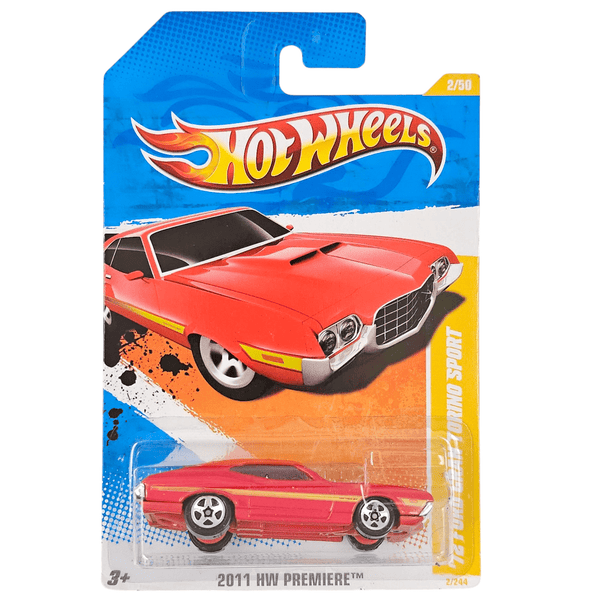 Hot Wheels - '72 Ford Gran Torino Sport - 2011 - Top CollectiblesDiecastHot Wheels