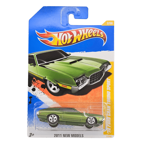 Hot Wheels - '72 Ford Gran Torino Sport - 2011 - Top CollectiblesDiecastHot Wheels