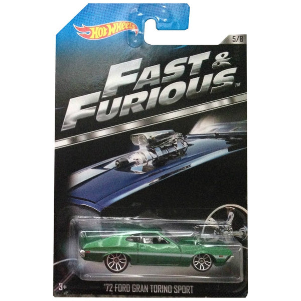 Hot Wheels - '72 Ford Gran Torino Sport - 2014 Fast & Furious Series - Top CollectiblesDiecastHot Wheels