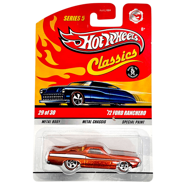 Hot Wheels - '72 Ford Ranchero - 2009 Classics Series 5 - Top CollectiblesDiecastHot Wheels
