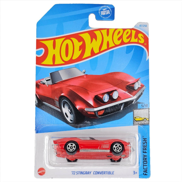 Hot Wheels - '72 Stingray Convertible - 2024 - Top CollectiblesDiecastHot Wheels