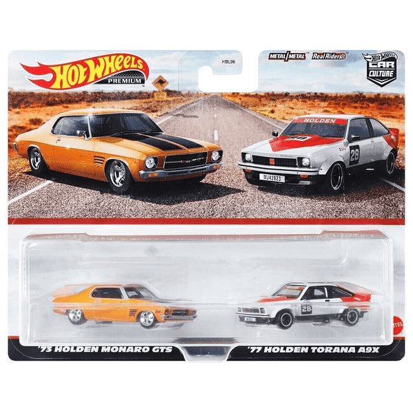 Hot Wheels - '73 Holden Monaro GTS & '77 Holden Torana A9X - 2023 Car Culture 2 - Pack - Top CollectiblesDiecastHot Wheels