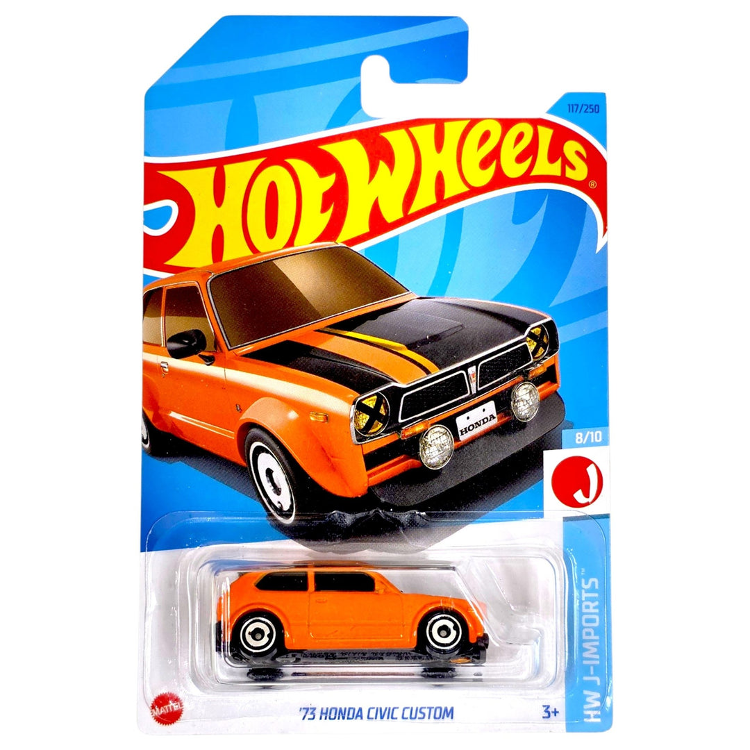 Hot Wheels - '73 Honda Civic Custom - 2023 *International Card Variation* - Top CollectiblesDiecastHot Wheels
