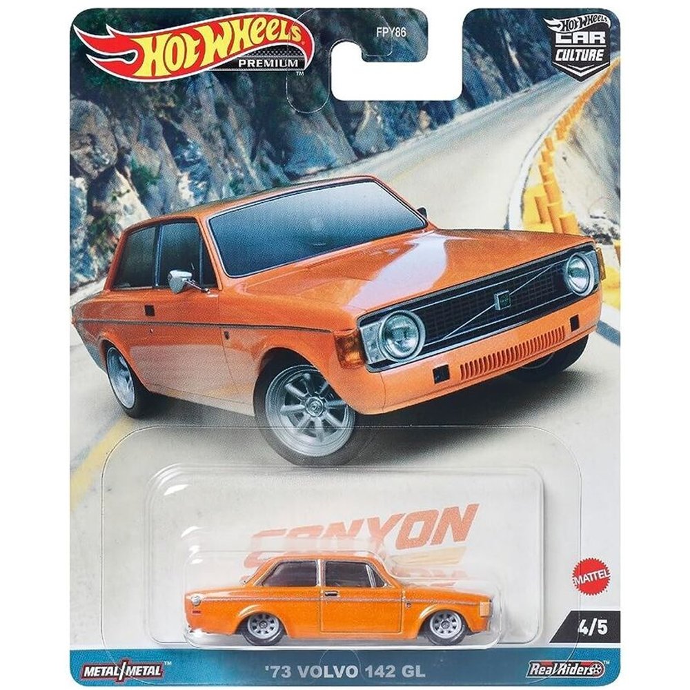 Hot Wheels - '73 Volvo 142 GL - 2023 Canyon Warriors Series - Top CollectiblesDiecastHot Wheels
