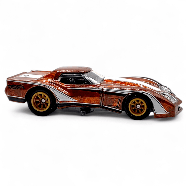 Hot Wheels - '76 Greenwood Corvette - 2014 *Super Treasure Hunt* - Top CollectiblesDiecastHot Wheels