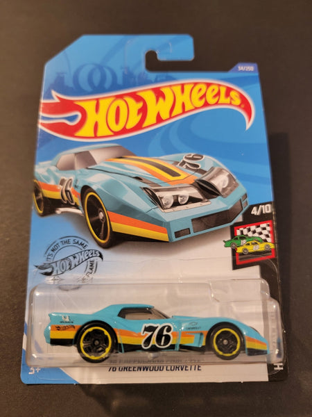 Hot Wheels - '76 Greenwood Corvette - 2020 - Top CollectiblesDiecastHot Wheels