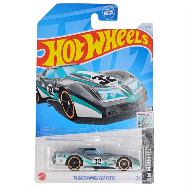 Hot Wheels - '76 Greenwood Corvette - 2024 - Top CollectiblesDiecastHot Wheels