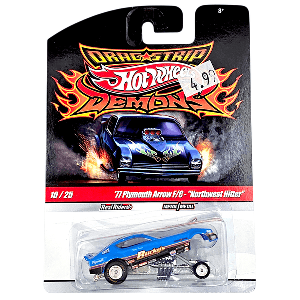 Hot Wheels - '77 Plymouth Arrow F/C "Northwest Hitter" - 2010 Drag Strip Demons Series - Top CollectiblesDiecastHot Wheels