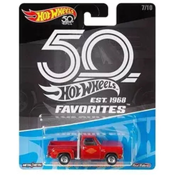 Hot Wheels - '78 Dodge Lil' Red Express Truck - 2018 50th Anniversary Favorites Series - Top CollectiblesDiecastHot Wheels