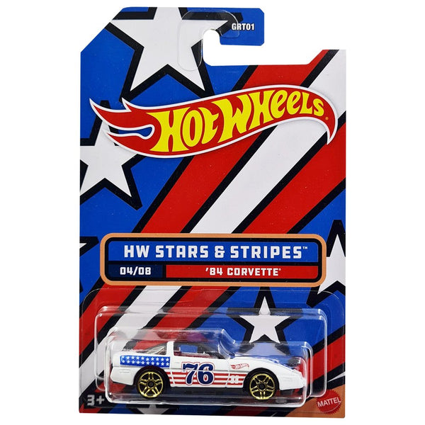 Hot Wheels - '84 Corvette - 2022 Stars & Stripes Series - Top CollectiblesDiecastHot Wheels