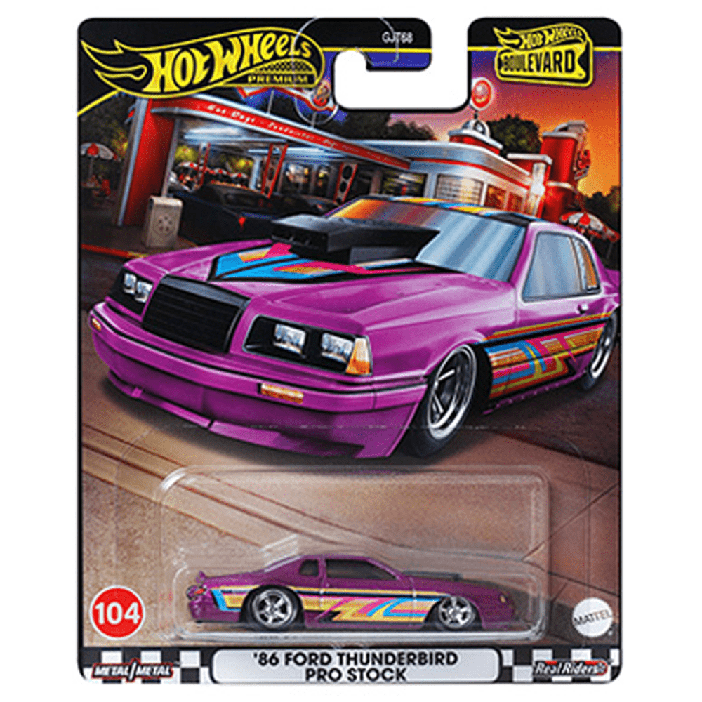 Hot Wheels - '86 Ford Thunderbird Pro Stock - 2024 Hot Wheels Boulevard Series - Top CollectiblesDiecastHot Wheels