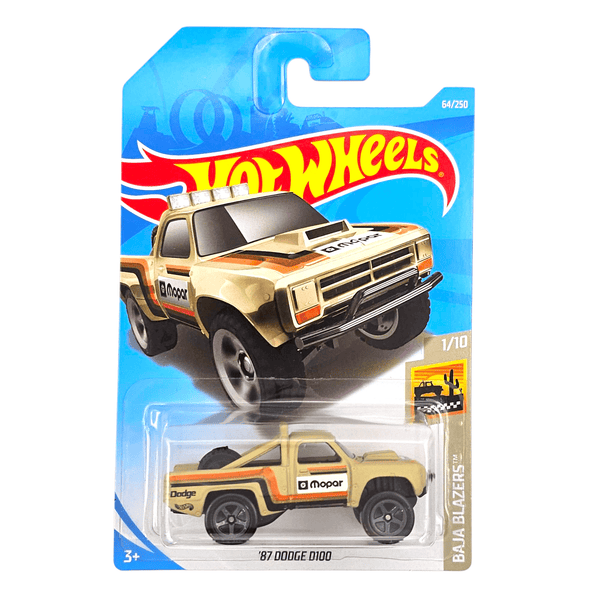 Hot Wheels - '87 Dodge D100 - 2019 - Top CollectiblesDiecastHot Wheels