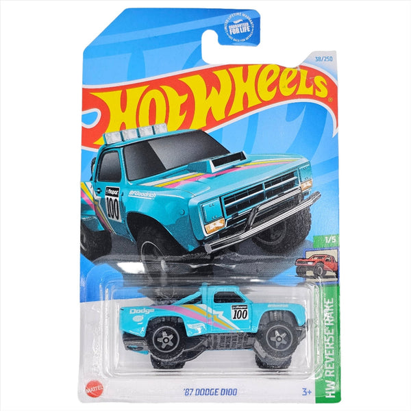 Hot Wheels - '87 Dodge D100 - 2024 - Top CollectiblesDiecastHot Wheels