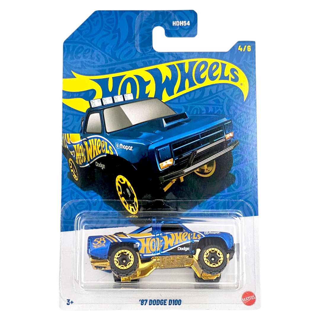 Hot Wheels - 87 Dodge D100 - 2026 Pearl & Chrome Series - Top CollectiblesDiecastHot Wheels