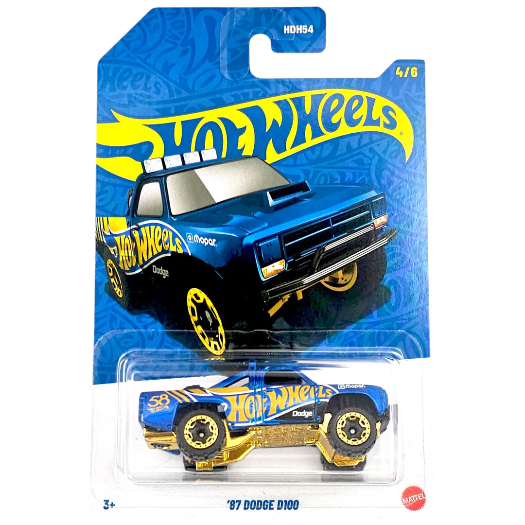 Hot Wheels - 87 Dodge D100 - 2026 Pearl & Chrome Series - Top CollectiblesDiecastHot Wheels