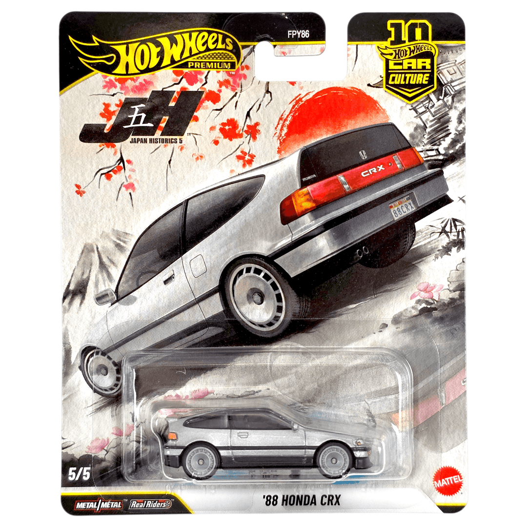 Hot Wheels - '88 Honda CRX - 2026 Japan Historics 5 Series - Top CollectiblesDiecastHot Wheels