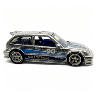 Hot Wheels - '90 Honda Civic EF - 2015 *Zamac - Real Riders Custom* - Top CollectiblesDiecastHot Wheels