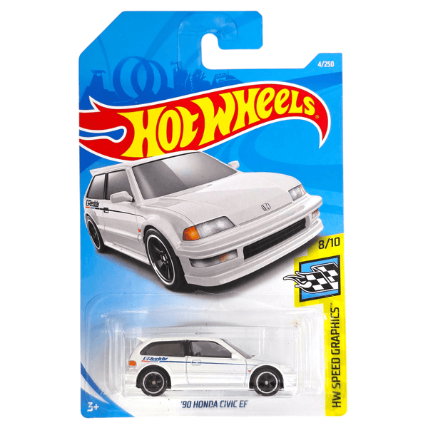 Hot Wheels - '90 Honda Civic EF - 2019 *Super Treasure Hunt* - Top CollectiblesDiecastHot Wheels