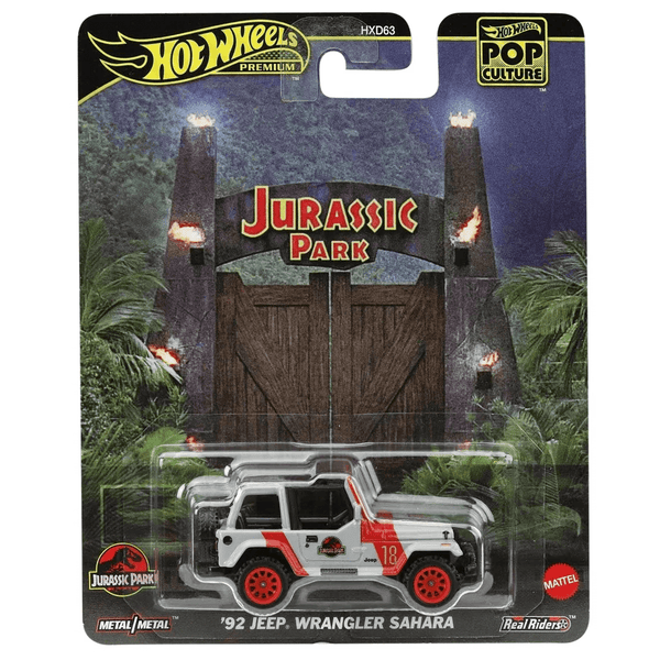 Hot Wheels - '92 Jeep Wrangler Sahara - 2025 Pop Culture Series - Top CollectiblesDiecastHot Wheels