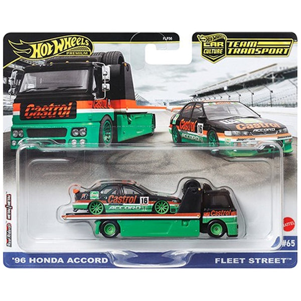 Hot Wheels - '96 Honda Accord & Fleet Street - 2024 Team Transport Series *Pre - Order Sold - Out* - Top CollectiblesDiecastHot Wheels