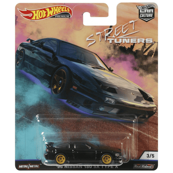 Hot Wheels - '96 Nissan 180 SX Type X - 2019 Street Tuners Series - Top CollectiblesDiecastHot Wheels