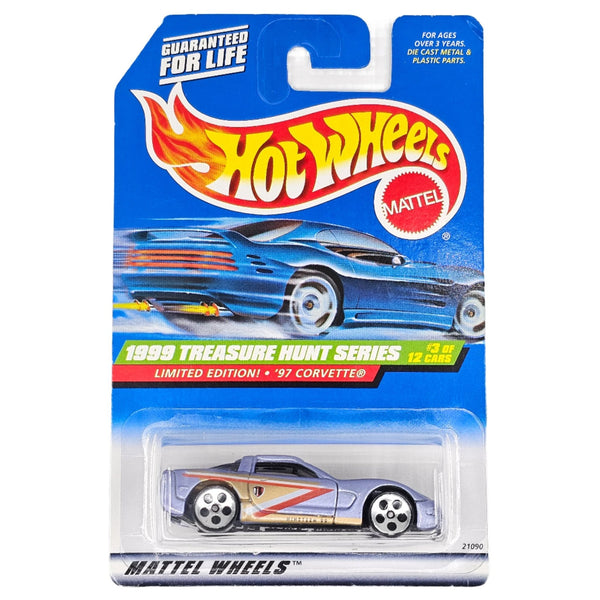 Hot Wheels - '97 Corvette - 1999 *Treasure Hunt* - Top CollectiblesDiecastHot Wheels