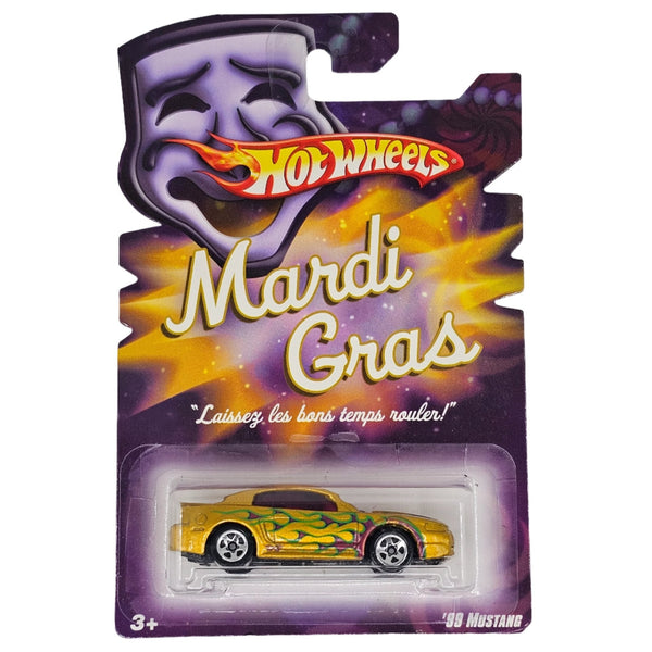 Hot Wheels - '99 Mustang - 2008 Mardi Gras Series - Top CollectiblesDiecastHot Wheels