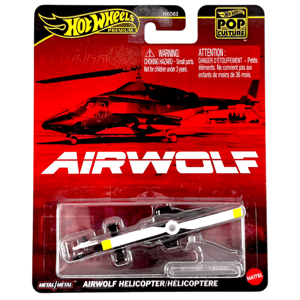 Hot Wheels - Airwolf Helicopter - 2025 Pop Culture Series - Top CollectiblesDiecastHot Wheels