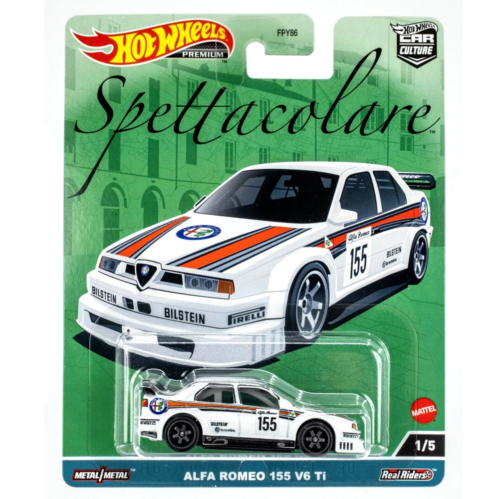 Hot Wheels - Alfa Romeo 155 V6 TI - 2023 Spettacolare Series - Top CollectiblesDiecastHot Wheels