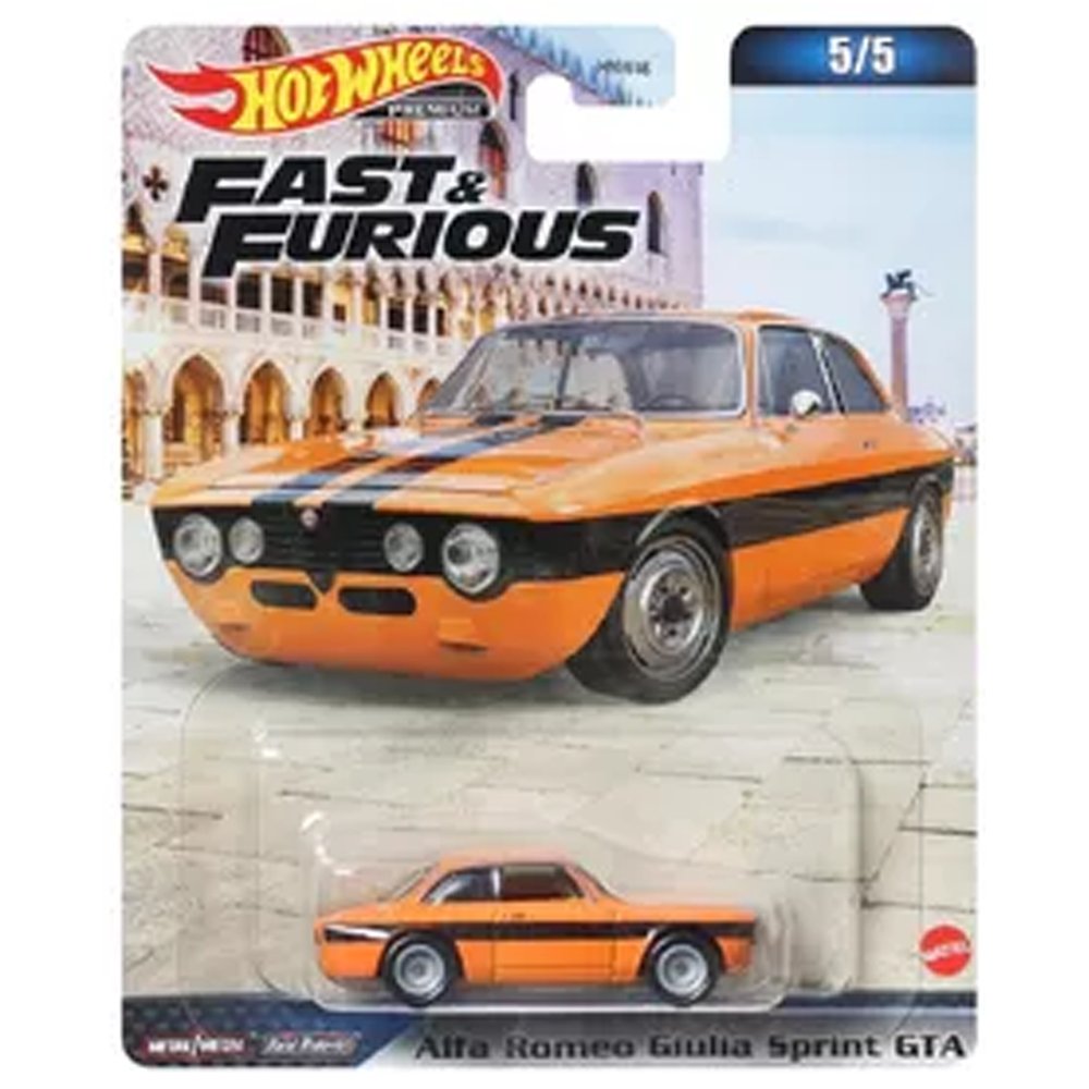 Hot Wheels - Alfa Romeo Giulia Sprint GTA - 2023 Fast &amp; Furious Series - Top CollectiblesDiecastHot Wheels
