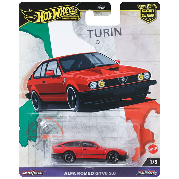 Hot Wheels - Alfa Romeo GTV6 3.0 - 2024 World Tour Series - Top CollectiblesDiecastHot Wheels