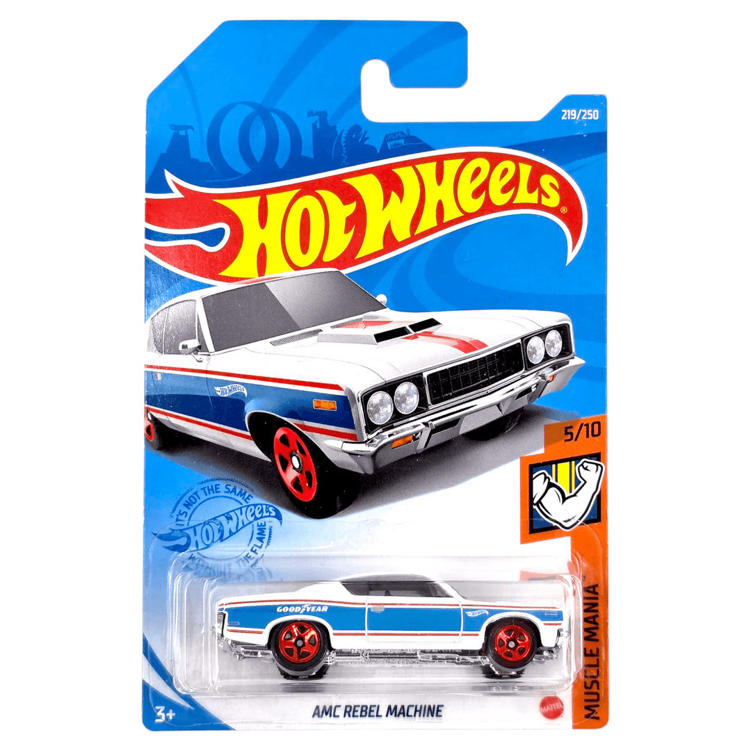 Hot Wheels - AMC Rebel Machine - 2021 - Top CollectiblesDiecastHot Wheels