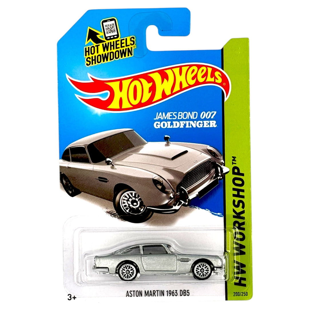Hot Wheels - Aston Martin 1963 DB5 - 2014 *Card Variation* - Top CollectiblesDiecastHot Wheels