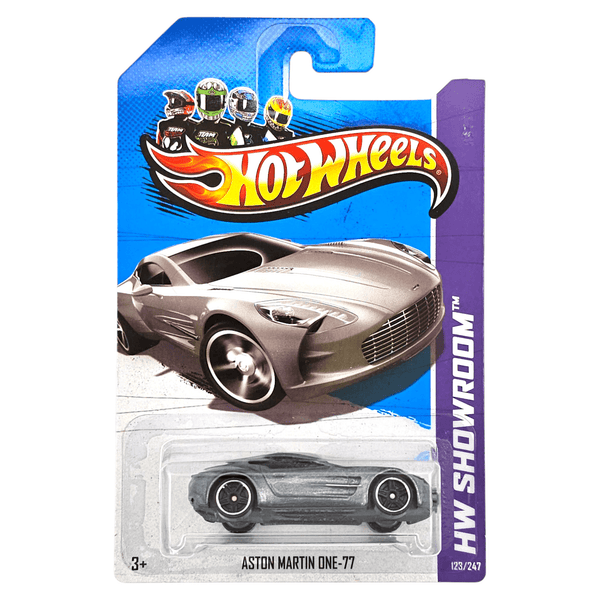 Hot Wheels - Aston Martin One - 77 - 2012 *Card Variation* - Top CollectiblesDiecastHot Wheels