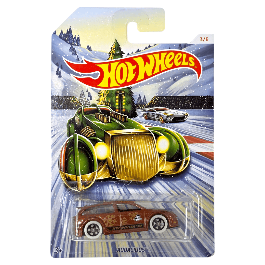 Hot Wheels - Audacious - 2019 Holiday Hot Rods Series - Top CollectiblesDiecastHot Wheels