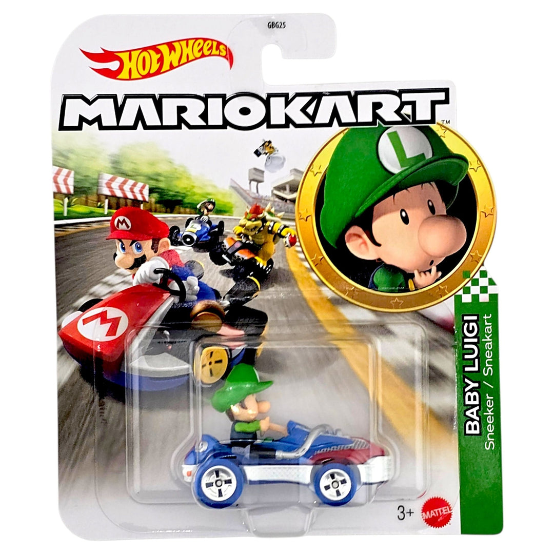 Hot Wheels - Baby Luigi (Sneeker) - 2026 Mario Kart Series - Top CollectiblesDiecastHot Wheels