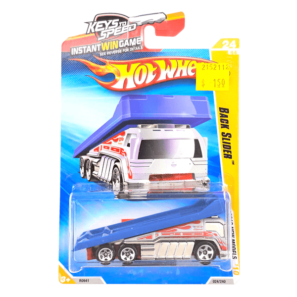 Hot Wheels - Back Slider - 2010 *Card Variation* - Top CollectiblesDiecastHot Wheels