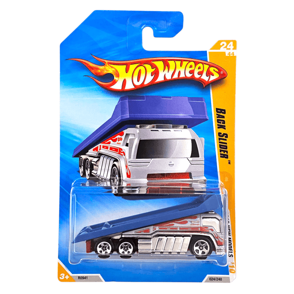 Hot Wheels - Back Slider - 2010 *Card Variation* - Top CollectiblesDiecastHot Wheels