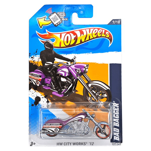 Hot Wheels - Bad Bagger - 2012 *Card Variation* - Top CollectiblesDiecastHot Wheels