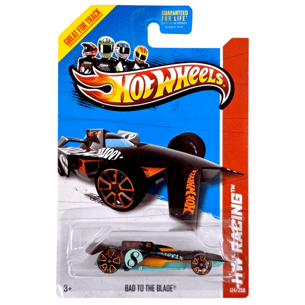 Hot Wheels - Bad To The Blade - 2013 *Treasure Hunt* - Top CollectiblesDiecastHot Wheels